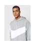 Nike Mikina Sportswear Swoosh DD8222 Šedá Regular Fit - Pepit.cz