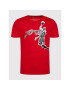 Nike T-Shirt Jordan Air DH8924 Červená Regular Fit - Pepit.cz