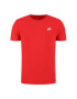 Nike T-Shirt Sportswear Club AR4997 Červená Regular Fit - Pepit.cz