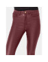 Noisy May Kalhoty z materiálu Callie 27013113 Bordó Skinny Fit - Pepit.cz