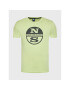 North Sails T-Shirt Graphic 692815 Zelená Regular Fit - Pepit.cz