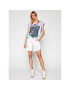 One Teaspoon T-Shirt Fun House Boyfriend Tee 23903 Modrá Boyfriend Fit - Pepit.cz