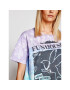 One Teaspoon T-Shirt Fun House Boyfriend Tee 23903 Modrá Boyfriend Fit - Pepit.cz