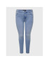 ONLY Carmakoma Jeansy 15199400 Modrá Skinny Fit - Pepit.cz