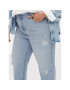 ONLY Carmakoma Jeansy 15267018 Modrá Wide Leg - Pepit.cz