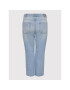 ONLY Carmakoma Jeansy 15267018 Modrá Wide Leg - Pepit.cz