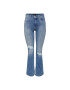 ONLY Jeansy 15282429 Modrá Flared Fit - Pepit.cz