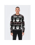 Only & Sons Svetr Xmas Santa 22023994 Černá Regular Fit - Pepit.cz