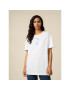 Outhorn T-Shirt OTHSS23TTSHF423 Bílá Oversize - Pepit.cz