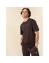 Outhorn T-Shirt OTHSS23TTSHM450 Hnědá Relaxed Fit - Pepit.cz