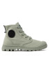 Palladium Turistická obuv Pampa Hi Twill 97074-397-M Zelená - Pepit.cz