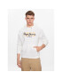 Pepe Jeans Mikina Meier Hoodie PM582482 Bílá Regular Fit - Pepit.cz