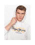 Pepe Jeans Mikina Meier Hoodie PM582482 Bílá Regular Fit - Pepit.cz