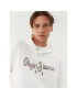 Pepe Jeans Mikina Ryan Hoodie PM582328 Bílá Regular Fit - Pepit.cz