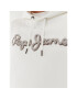 Pepe Jeans Mikina Ryan Hoodie PM582328 Bílá Regular Fit - Pepit.cz