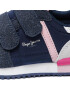 Pepe Jeans Sneakersy Sydney Combi Girl PGS30516 Tmavomodrá - Pepit.cz