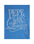 Pepe Jeans T-Shirt Aquaria PG502431 Modrá Regular Fit - Pepit.cz