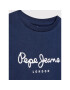 Pepe Jeans T-Shirt Art N PB503491 Tmavomodrá Regular Fit - Pepit.cz