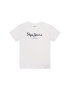 Pepe Jeans T-Shirt Art PB501228 Bílá Regular Fit - Pepit.cz