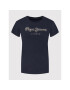 Pepe Jeans T-Shirt Beatrice PL504434 Tmavomodrá Slim Fit - Pepit.cz