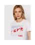 Pepe Jeans T-Shirt Cameo PL504338 Bílá Regular Fit - Pepit.cz