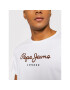 Pepe Jeans T-Shirt Eggo PM508208 Bílá Regular Fit - Pepit.cz