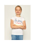 Pepe Jeans T-Shirt Farrah PG502441 Bílá Regular Fit - Pepit.cz