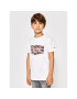 Pepe Jeans T-Shirt Flag Logo PB503170 Bílá Regular Fit - Pepit.cz