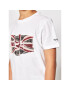 Pepe Jeans T-Shirt Flag Logo PB503170 Bílá Regular Fit - Pepit.cz