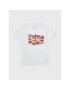 Pepe Jeans T-Shirt Flag Logo PB503492 Bílá Regular Fit - Pepit.cz