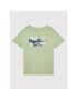 Pepe Jeans T-Shirt Golders PB501338 Zelená Slim Fit - Pepit.cz