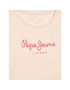 Pepe Jeans T-Shirt Hana Glitter PG501567 Růžová Regular Fit - Pepit.cz