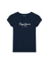 Pepe Jeans T-Shirt Hana Glitter PG501567 Tmavomodrá Regular Fit - Pepit.cz