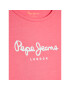 Pepe Jeans T-Shirt Hana Glitter Ss PG502442 Růžová Regular Fit - Pepit.cz