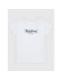 Pepe Jeans T-Shirt Hatty PG502843 Bílá Regular Fit - Pepit.cz