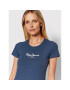 Pepe Jeans T-Shirt New Virgina PL505202 Tmavomodrá Slim Fit - Pepit.cz