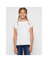 Pepe Jeans T-Shirt Nuria PG502460 Bílá Regular Fit - Pepit.cz