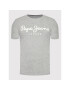 Pepe Jeans T-Shirt Original PM508210 Šedá Slim Fit - Pepit.cz