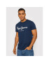 Pepe Jeans T-Shirt Original PM508210 Tmavomodrá Slim Fit - Pepit.cz