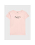 Pepe Jeans T-Shirt Wenda PG502960 Růžová Regular Fit - Pepit.cz