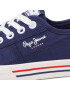 Pepe Jeans Tenisky Brady W Basic PLS31287 Tmavomodrá - Pepit.cz