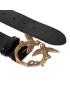 Pinko Dámský pásek Love Croco 2 H4 Belt AI 22-23 PLT01 1H213Y A051 Černá - Pepit.cz