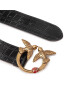 Pinko Dámský pásek Love Croco H4 Belt AI 22-23 PLT01 1H213W A051 Černá - Pepit.cz