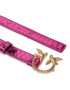 Pinko Dámský pásek Love Jewel Mirror Belt H2 AI 21-22 PLT01 1H20X0 Y7GB Růžová - Pepit.cz