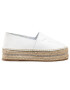 Pinko Espadrilky Julian 1 PE 21 BLKS1 1P229U Y69D Bílá - Pepit.cz