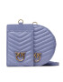 Pinko Sada Neckle Mini Bag Chevron Al 22-23 PLTT 1P22XS A03Z Fialová - Pepit.cz