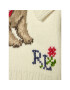 Polo Ralph Lauren Svetr Dog 310787279001 Bílá Regular Fit - Pepit.cz