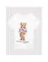 Polo Ralph Lauren T-Shirt Bear 310850649001 Bílá Regular Fit - Pepit.cz