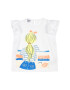 Primigi Sada T-shirt a šortky Tropez Memories 45192531 Bílá Regular Fit - Pepit.cz