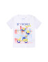 Primigi T-Shirt St Tropez Bisous 45221503 Bílá Regular Fit - Pepit.cz